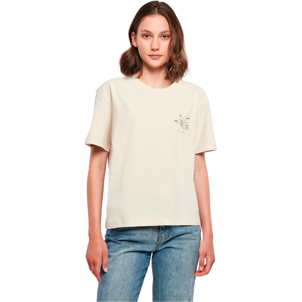 Merchcode - Bloom Baby, Bloom Damen TShirt - Creme